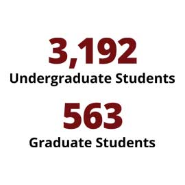 信息图:3192名本科生，563名研究生
