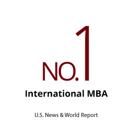信息图表:第一名国际MBA (U.S. News & World Report)