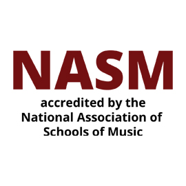 信息图:由全美音乐学校协会(NASM)认证