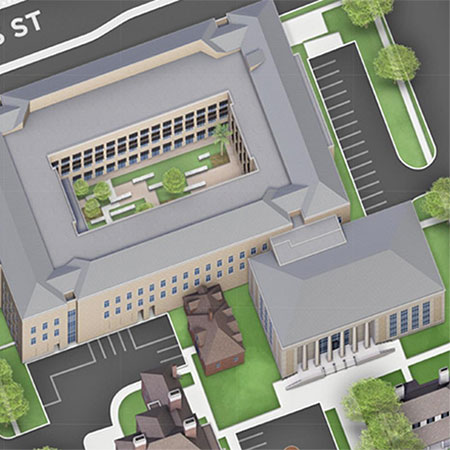 南加州大学法学院大楼地图
