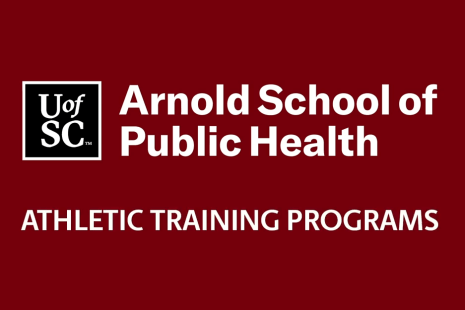 视频仍然带有标题卡，上面写着阿诺德公共卫生学院的运动训练项目